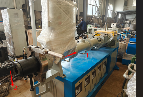 Купить 55кВт Мотор XJW-90 Модель экструдер холодной подачи Принять Siemens PLC Шнайдер Электрик online manufacture