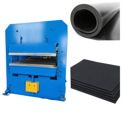 Купить 800 Ton Clamping Force Rubber Vulcanizing Press For EPDM Rubber Sheet Manufacturing online manufacture