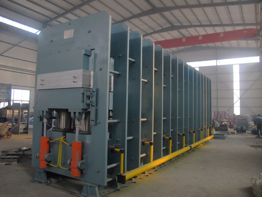 Хорошая цена 1200T Автоматический вулканизационный пресс с ПЛК для производства резиновых ковриков онлайн