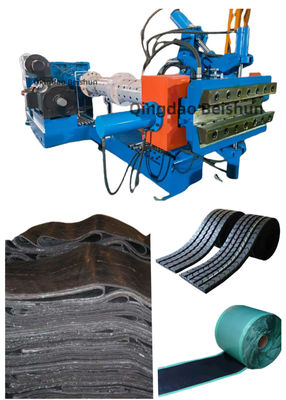 Хорошая цена XJD-150×16D Пин-баррельный холодный экструдер для экструдирования протектора шины и резинового листа в производственном заводе с глубоким винтом онлайн