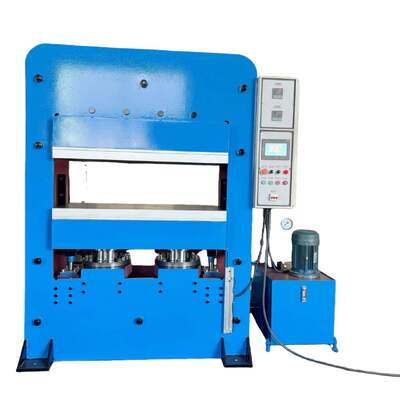 Хорошая цена Пресс вулканизационный плоский с рабочей поверхностью 1000x1000 мм и рамной конструкцией, с гидравлической системой на 400 тонн онлайн